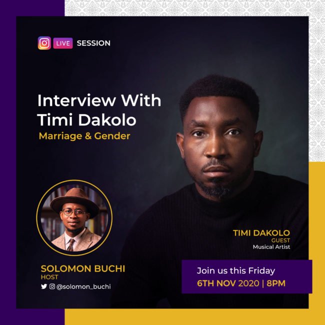 Solomon IGLiveSession TimiDakolo