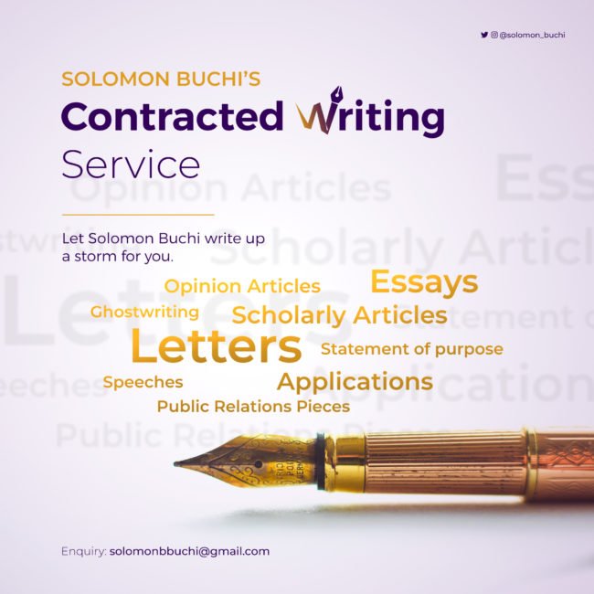 Solomon Services ContractedWriting