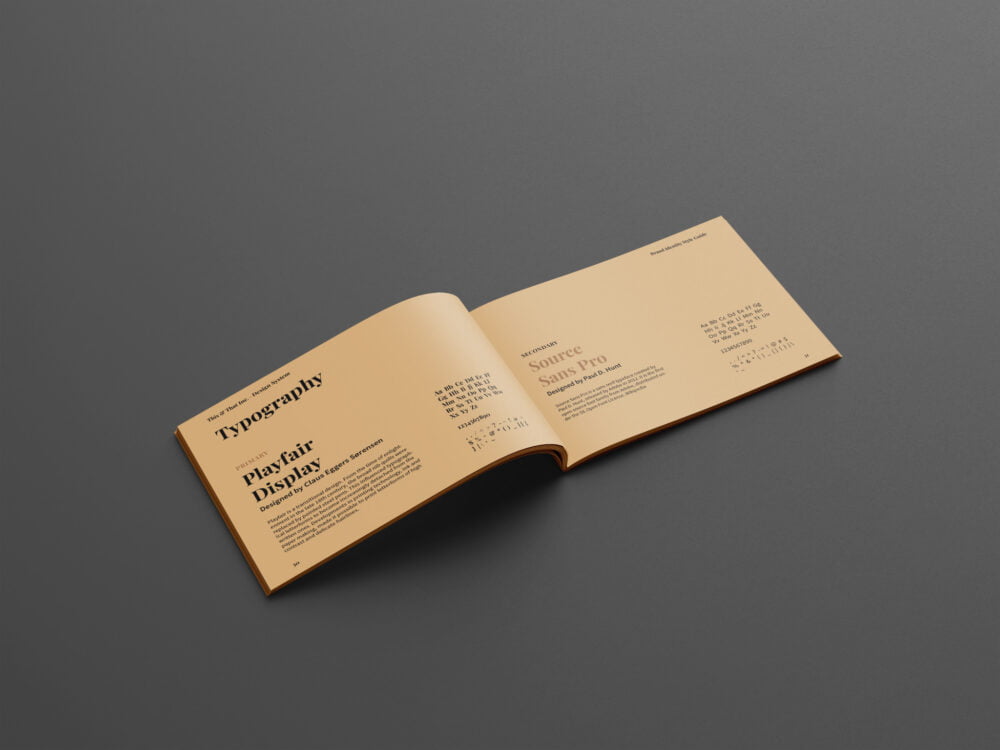 Free Landscape Brochure Mockup 01 ThisThat2