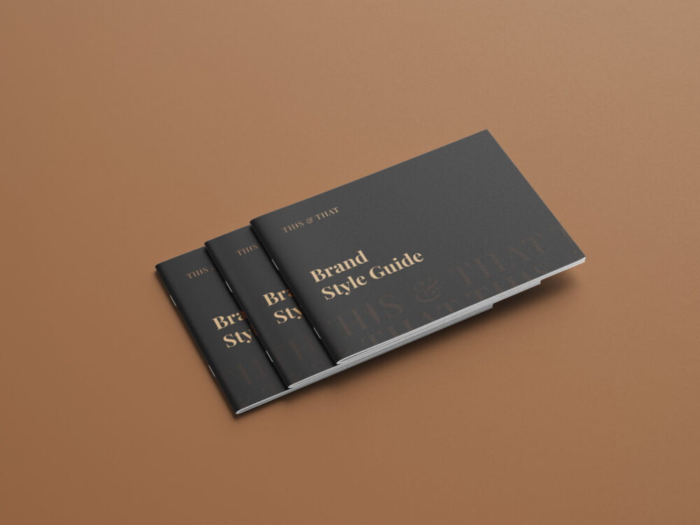 Free Landscape Brochure Mockup 02 ThisThat