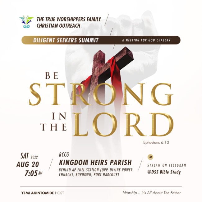Yemi diligentSeekersSummit 2022Aug StrongInTheLord