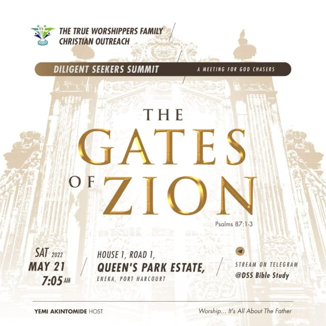 Yemi diligentSeekersSummit 2022May TheGatesOfZion